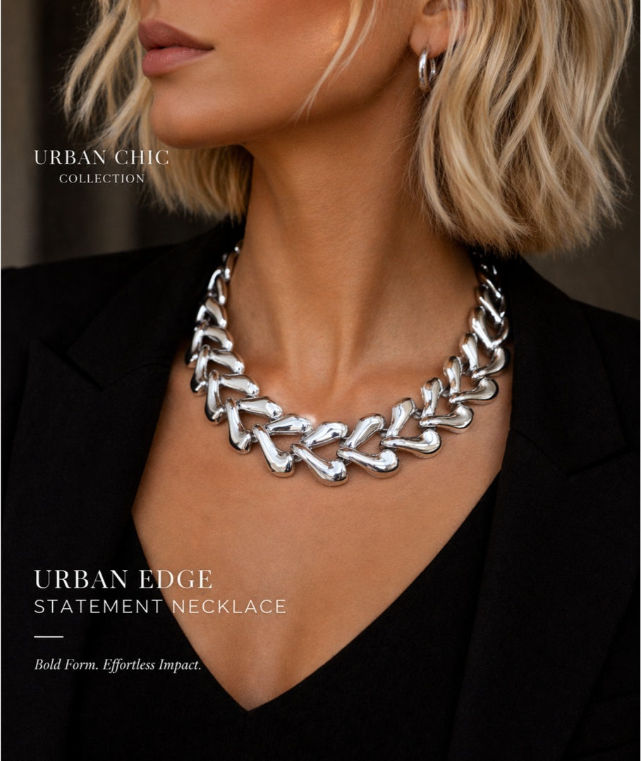 Urban Edge Statement Necklace