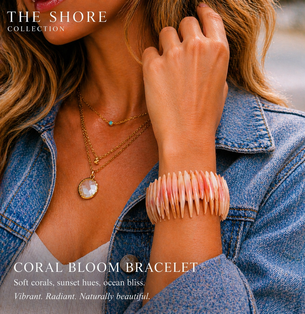 Coral Bloom Bracelet