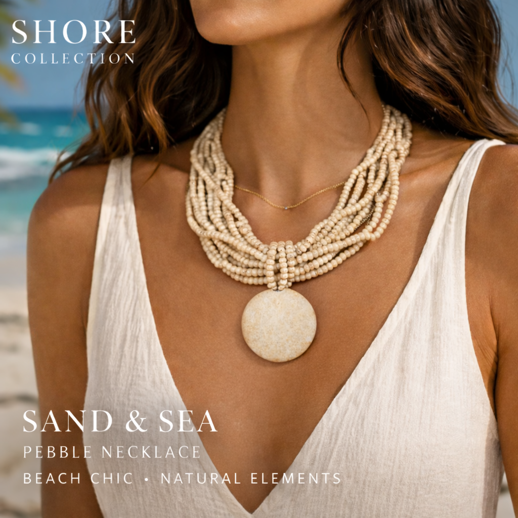 Sand & Sea Bead Necklace
