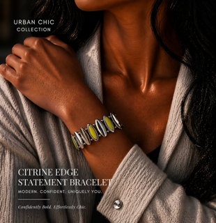 Citrine Edge Bracelet