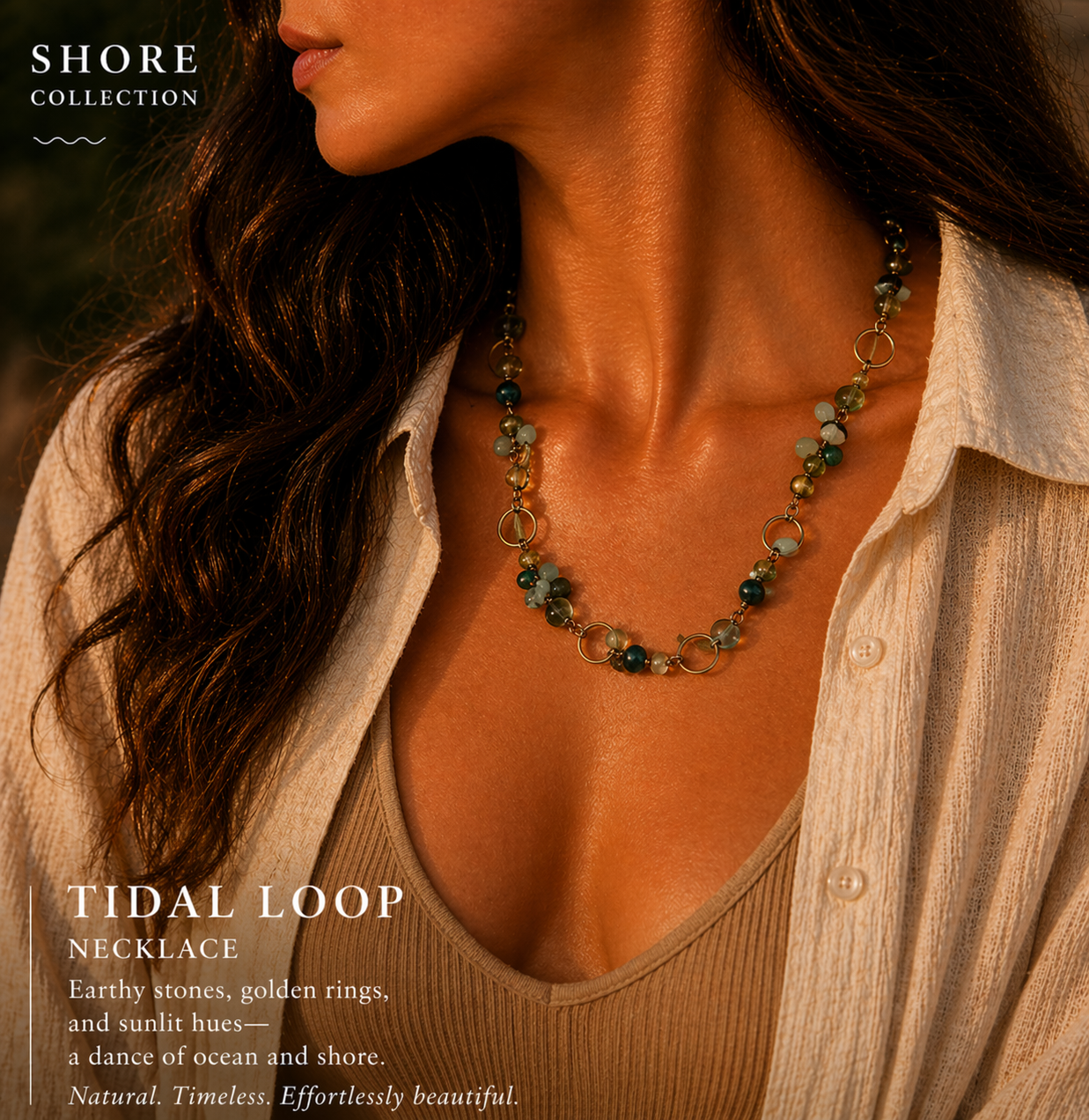 Tidal Loop Necklace