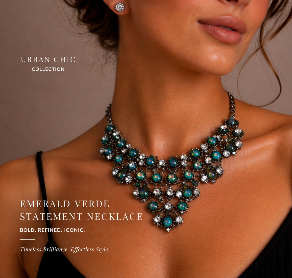Emerald Verde Statement Necklace
