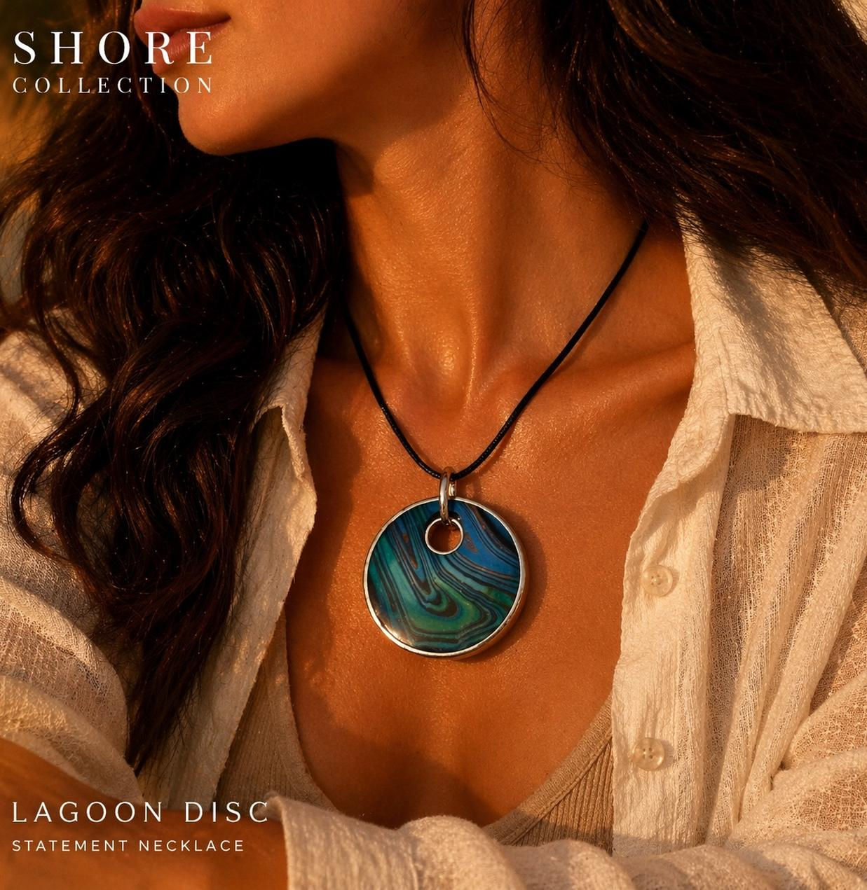 Lagoon Disc Necklace