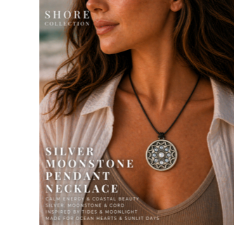 Silver Moonstone Pendant Necklace