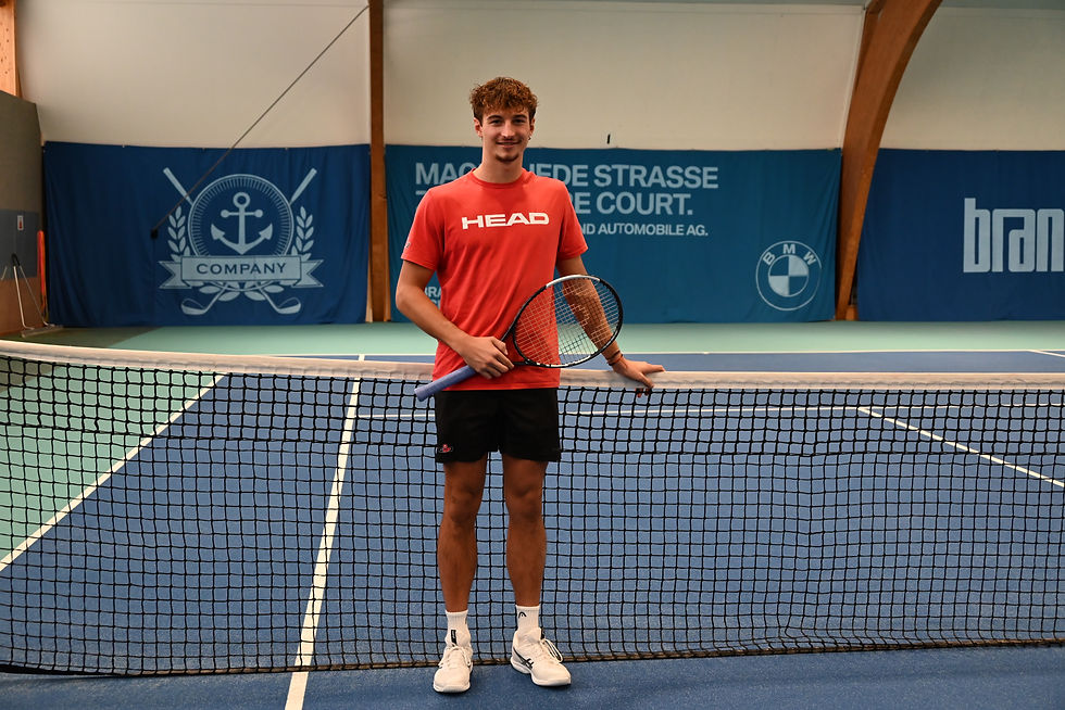 Nicola Senn hat bereits den ersten Meilenstein erreicht: seinen ersten ATP-Punkt.