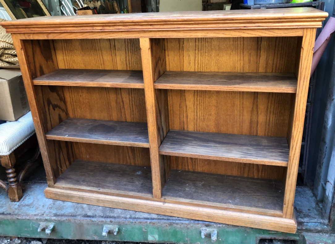 Solid Oak Bookcase $50