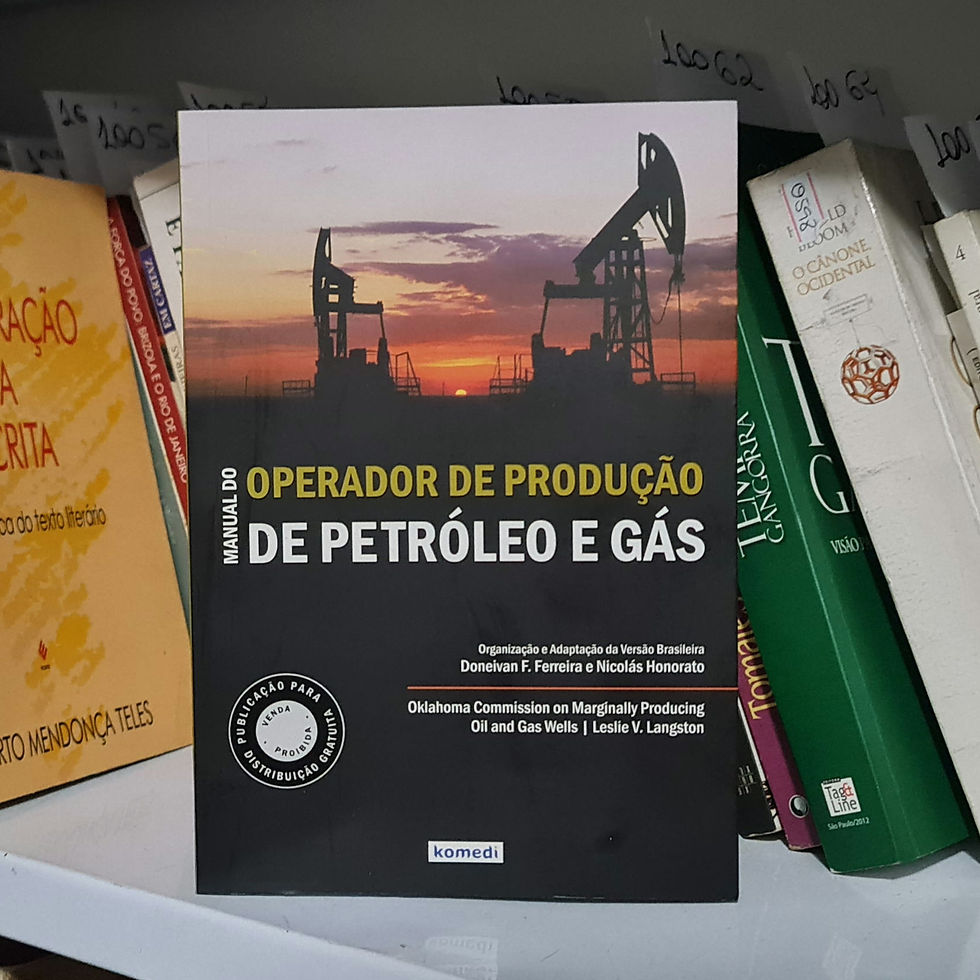 Manual do operador de produção de petróleo e gás.