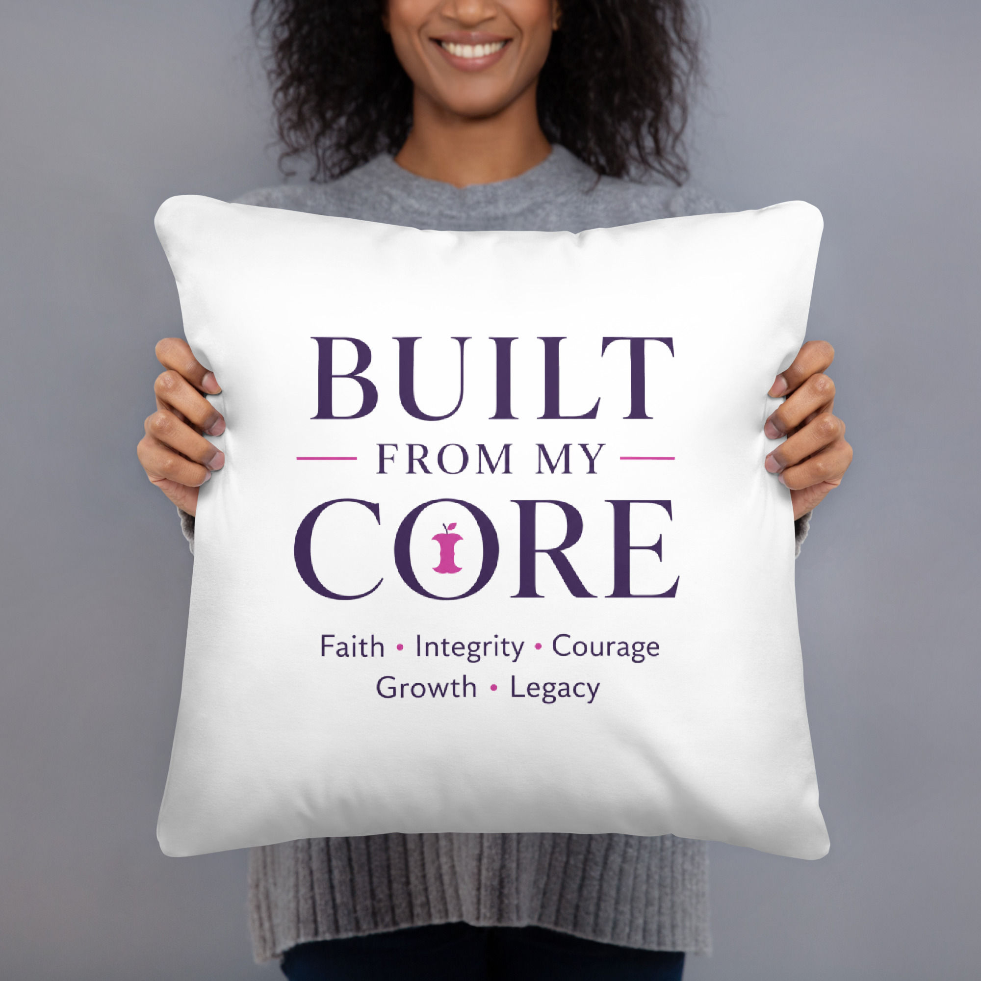 Built From My Core Decorative Pillow