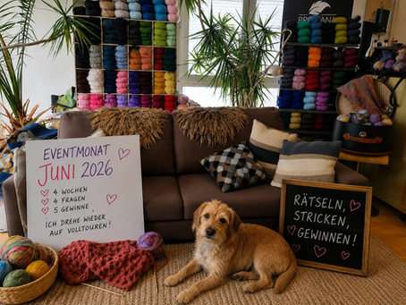 Eventmonat Juni 2026 – Ich drehe wieder komplett am Wollrad