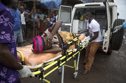 Pregnant Woman Suspected Of Contracting Ebola Taken By Ambulance To Hospital Fre