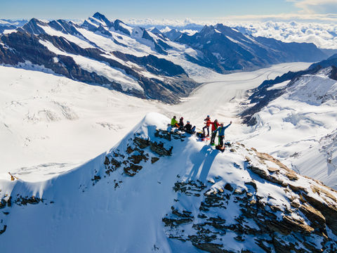 On the Summit of Mt. Jungfrau