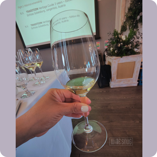 Glass of White wine from Austria by www.thewinesnug.com