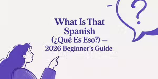 what is that spanish