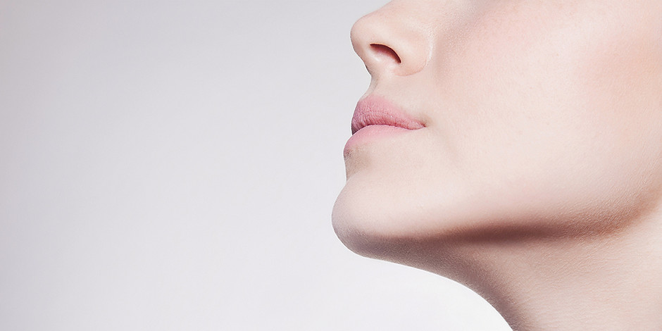 Model's Lower Face