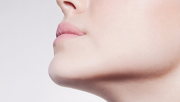 Model's Lower Face