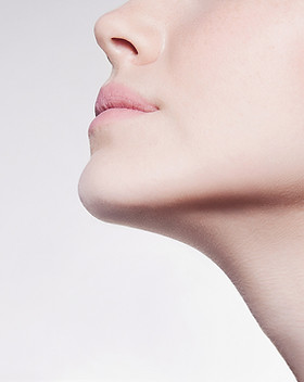 Model's Lower Face