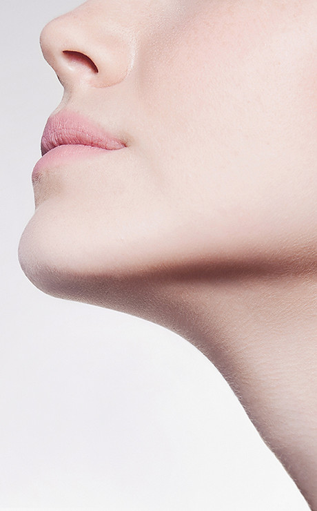 Model's Lower Face