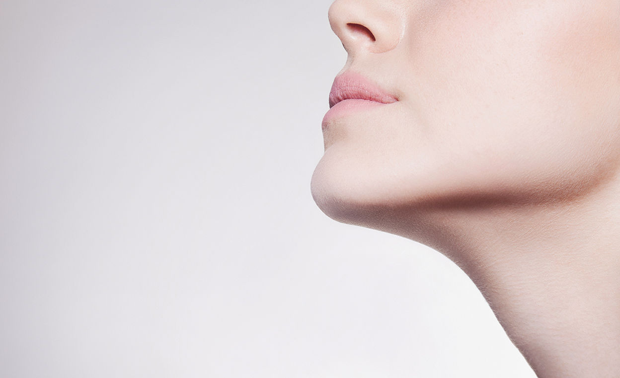 Model's Lower Face