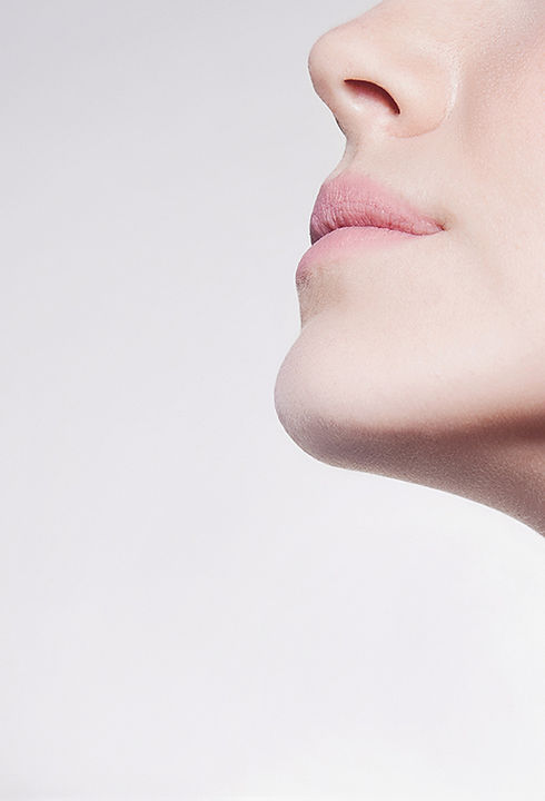 Model's Lower Face