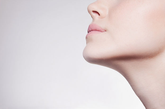 Model's Lower Face