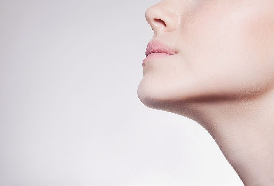 Model's Lower Face
