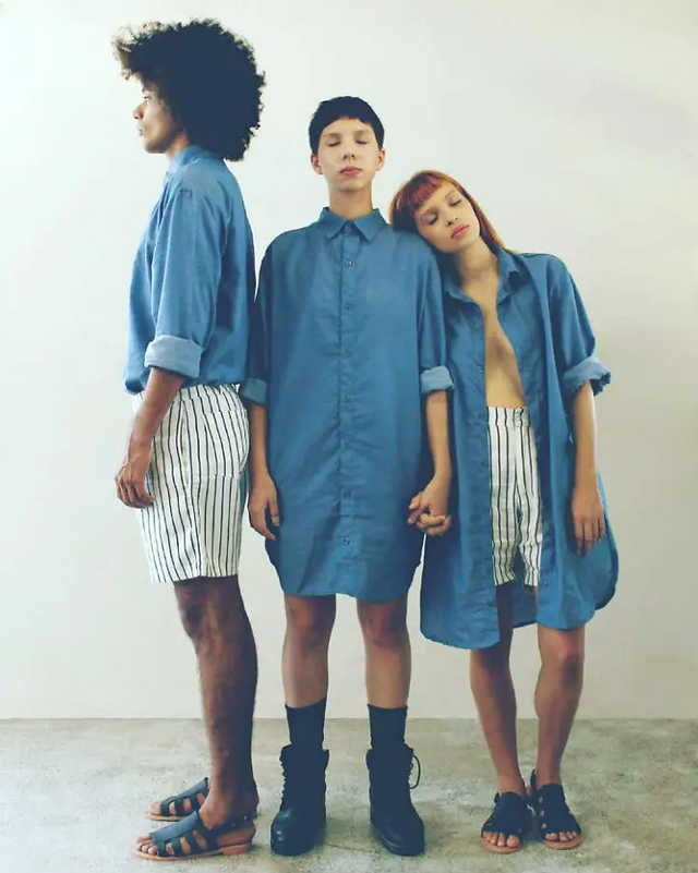 looks montados com tendência de moda agênero