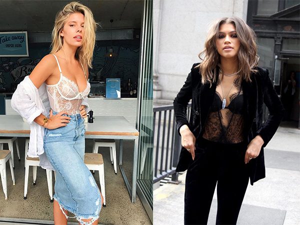 mulheres com body sexys transparente