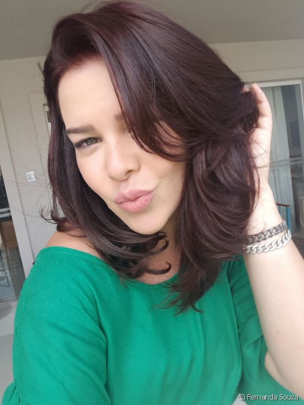 novo cabelo fernanda souza