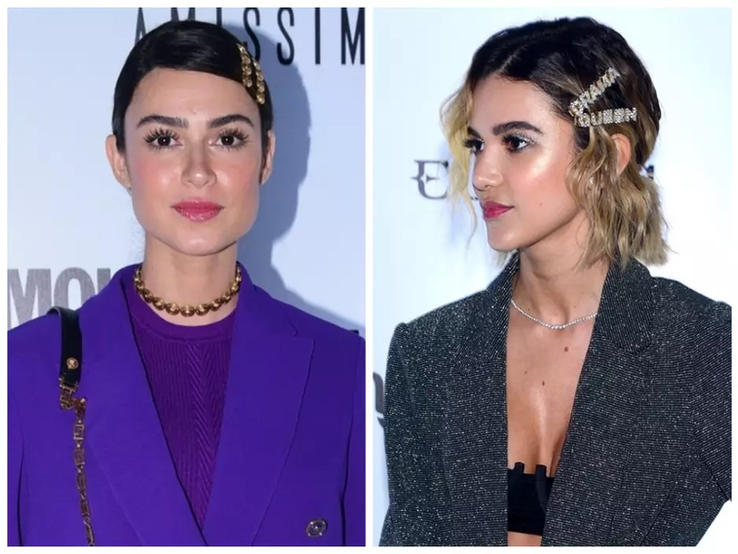 atrizes usando presilha