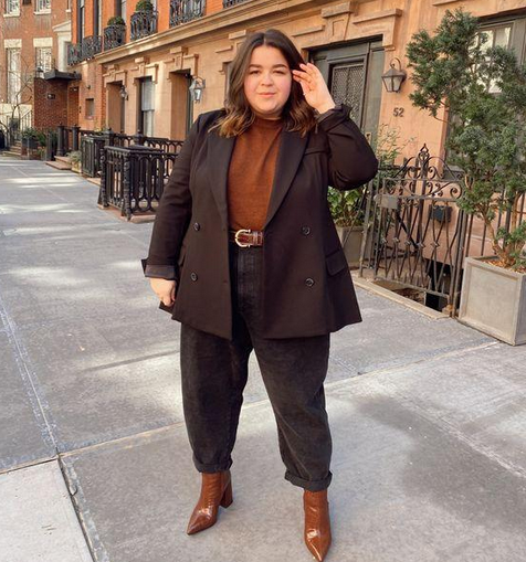 look com blazer para o inverno