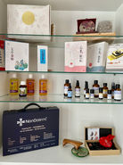 Unterstützende Mittel für TCM Therapie: Kräuter, Öle, Oxenkamm, Moxxa