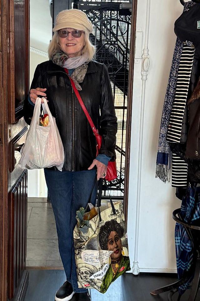 Home from shopping