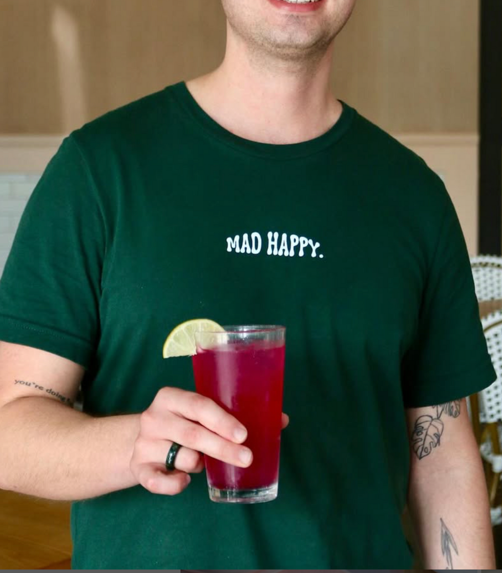 mad happy shirt design 