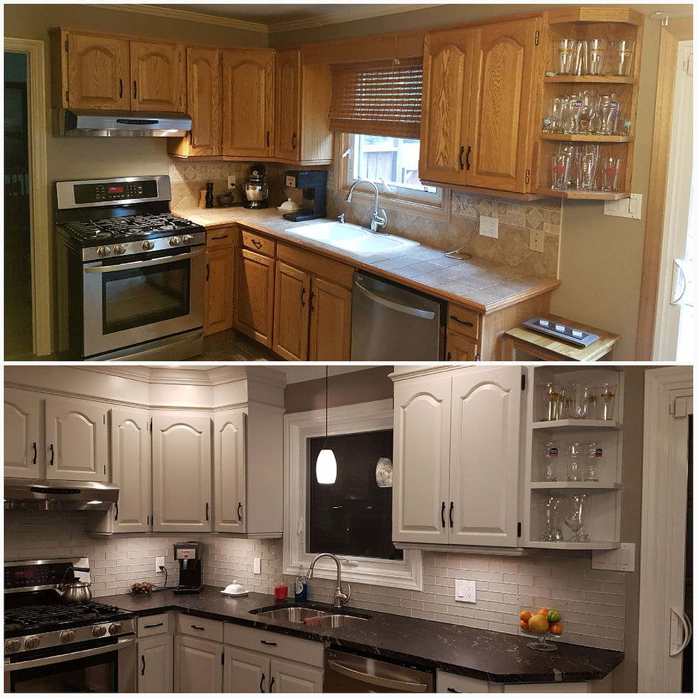 Painted Kitchen Cabinets