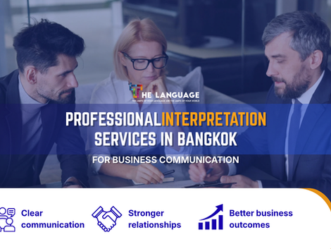 Professional Interpretation Services in Bangkok