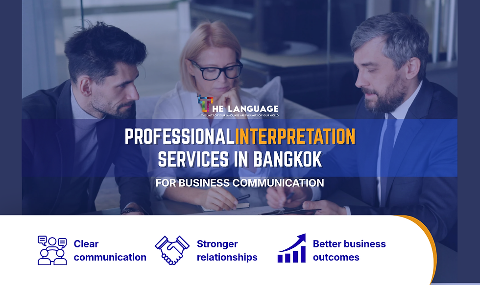 Professional Interpretation Services in Bangkok