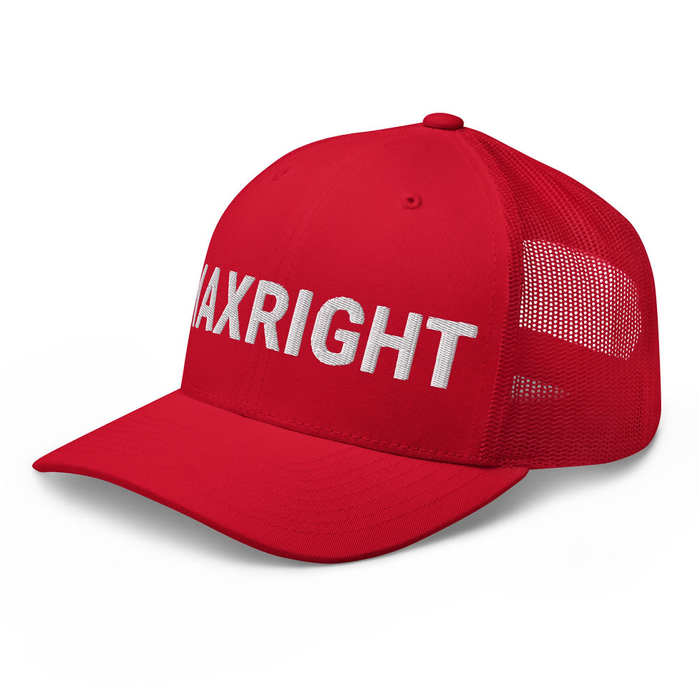 Thumbnail: MAXRIGHT Flagship Red Trucker Hat