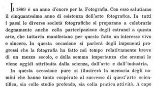 I festeggiamenti per i 50 anni della invenzione della fotografia