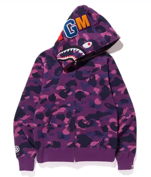 BAPE Purple Hoodie
