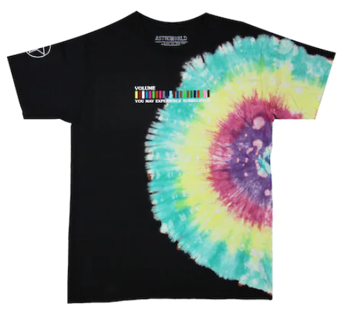 TRAVIS SCOTT Astroworld Festival Run Tie Dye Tee