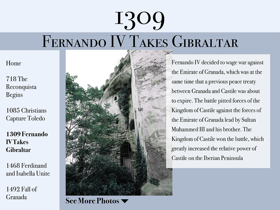 Fernando IV Takes Gibraltar