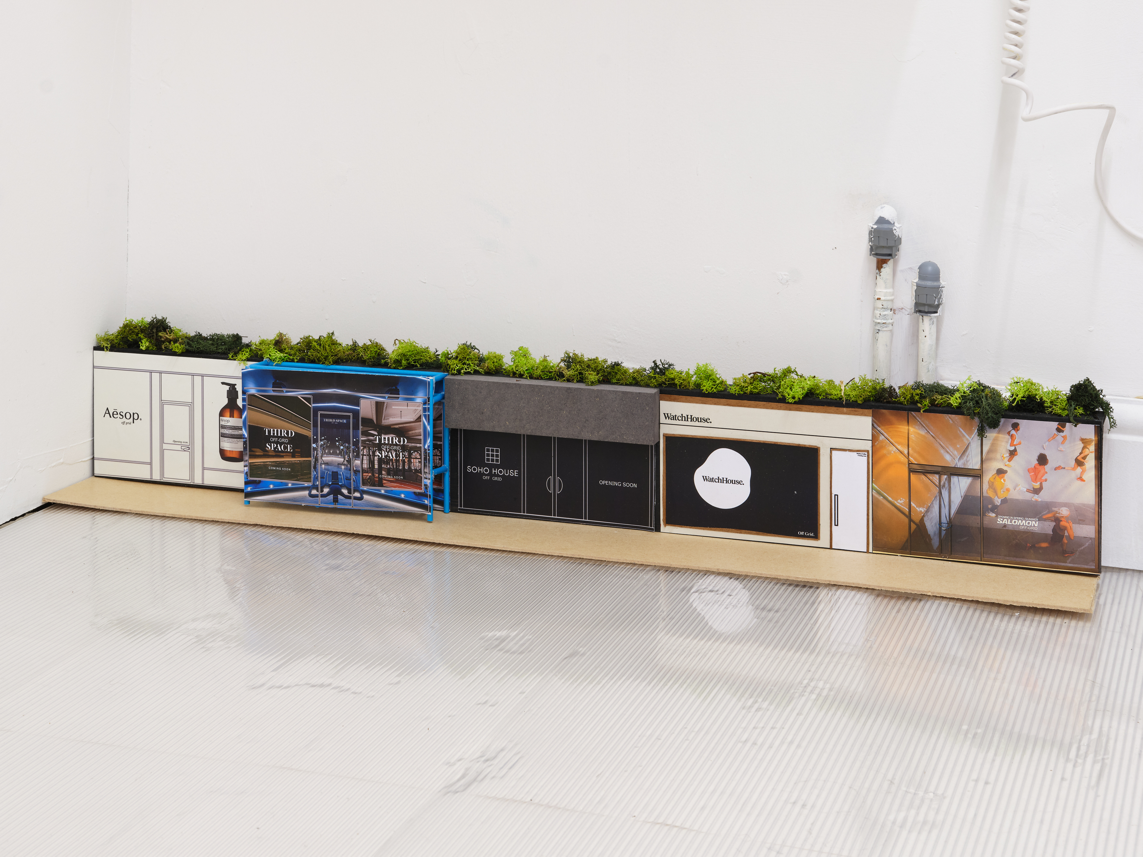 Luca George work in RTA exhibition at RTA HQ in London, 'XI: Off-Site Show' 2025