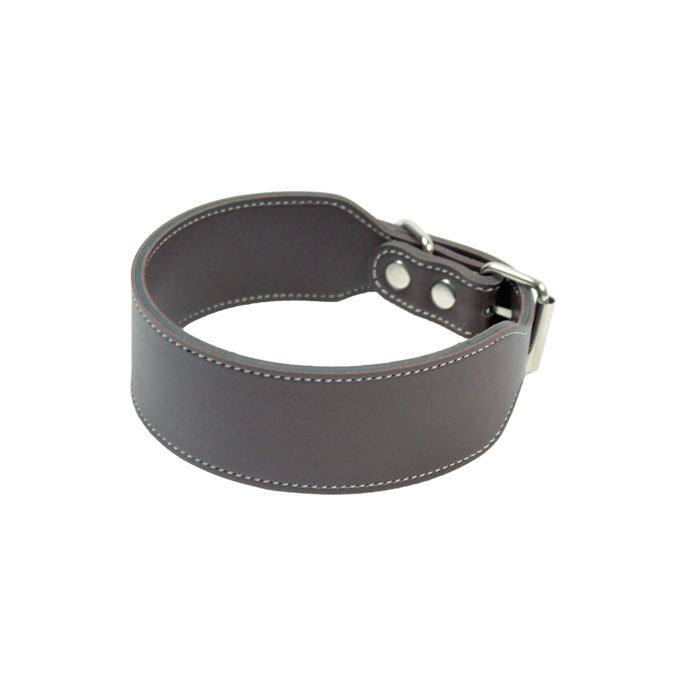 Miniature : brown-leather-dog-collar-wholesale-turkey