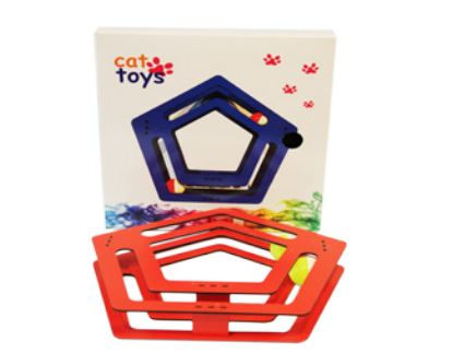 Wooden-Pentagon-Cat-Toy-wholesale-turkey