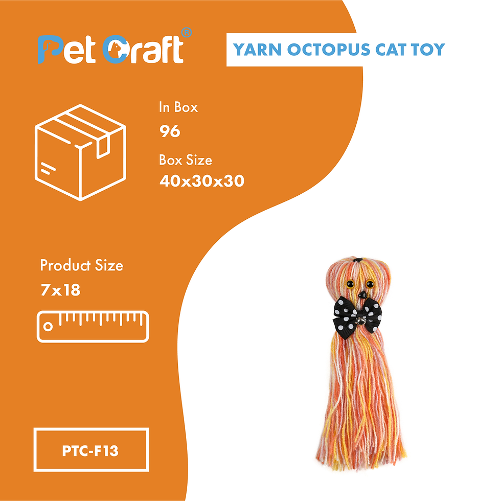 Yarn Octopus Cat Toy