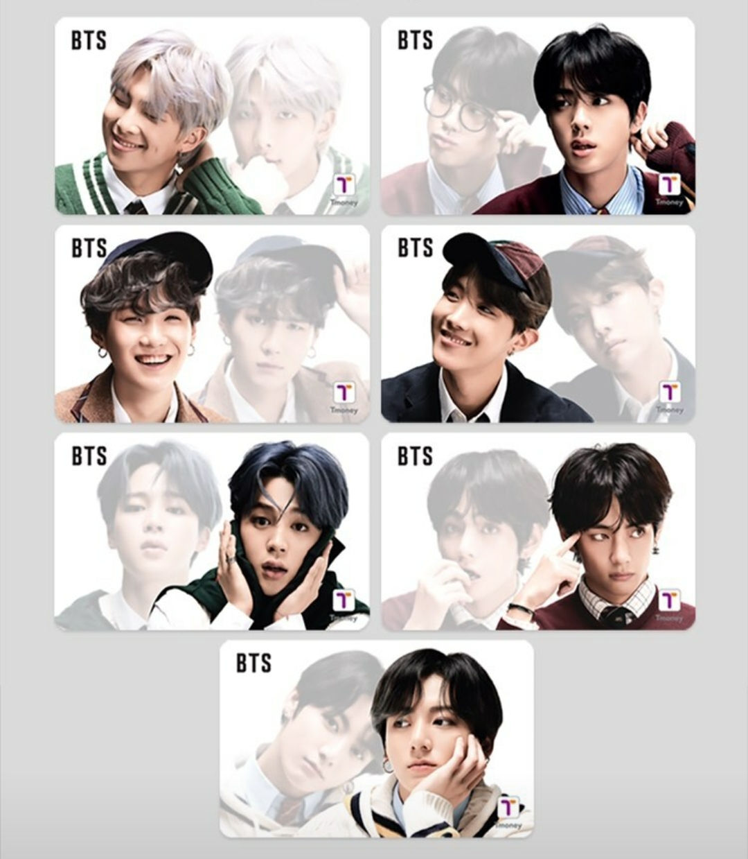 [ON HAND] BTS Lenticular TMoney  Card