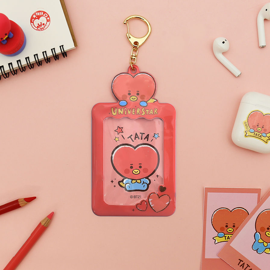 Thumbnail: [ON HAND] Japan BT21 Baby Photo Card Holder - Chimmy