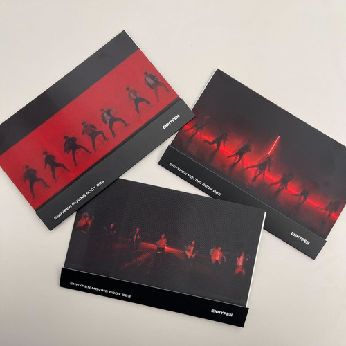 ON HAND] HYBE INSIGHT ENHYPEN Lenticular Moving Body Postcard