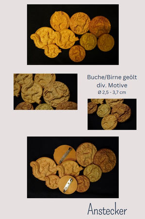 Anstecker aus edlen Hölzern – Traditioneller Schmuck für jeden Anlass