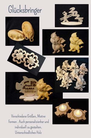 Glücksbringer aus nachhaltigen edlen Hölzern – Einzigartige Symbole für Glück und Wohlstand